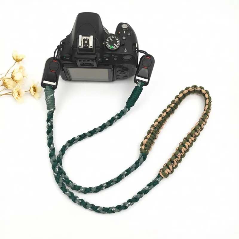 Handmade Camera Quick Release Straps Shoulder Decompression Comfortable Crossbody Strap out Anti-Lost Safety Lanyard Rope