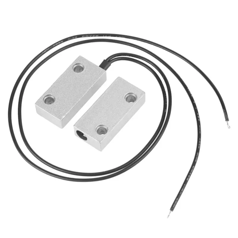 【STABLE QUALITY】Residential Gate Sensor Door Window Normally Closed Magnetic Switch Safety Alarm Switch Metal Housing