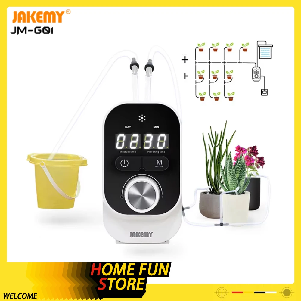 

Jakemy JM-G01Automatic Plant Flower Watering Pump Automatic Flower Watering Home Sprinkler Drip Irrigation Device Garden Tool