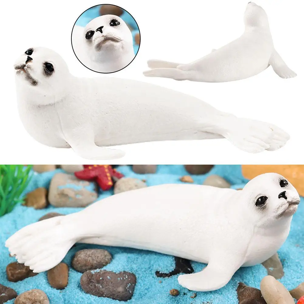 

Simulated Marine Animal Model Children's Cognitive Parent-child Interactive Walrus Otter Desktop Ornament Decorative Toy U1N4