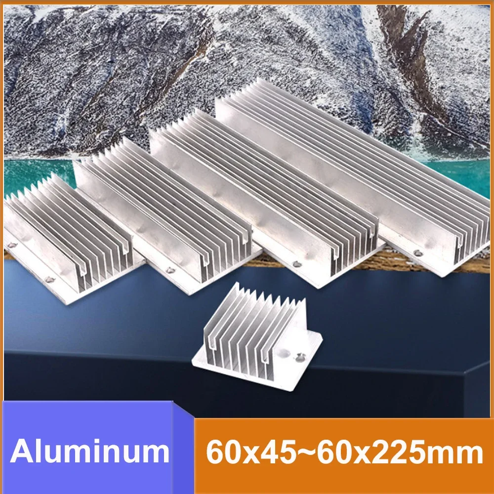 60x45~60x225mm Aluminum Heatsink Thermoelectric Cooling Module DIY Semiconductor Refrigeration Plate Cold Conduction Block