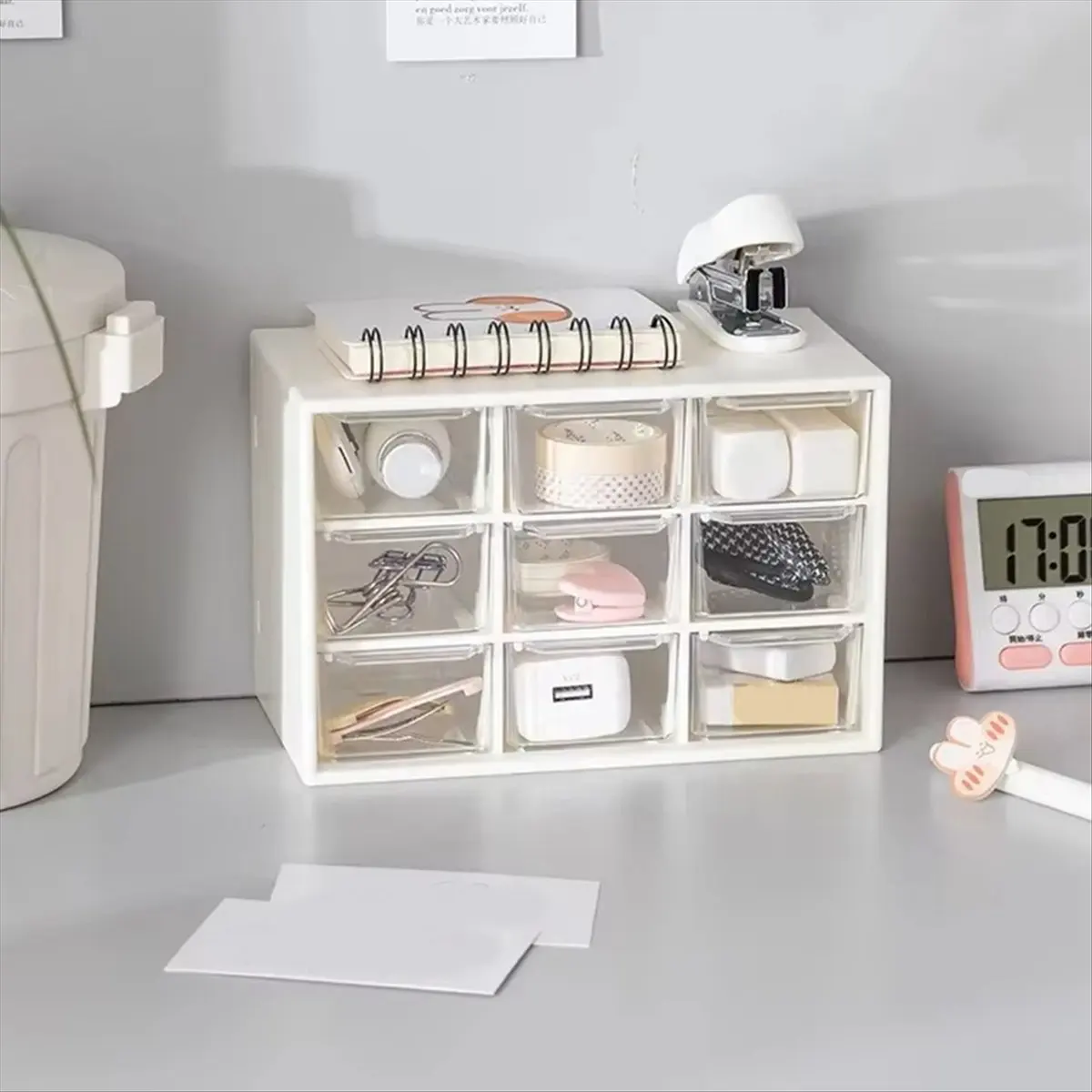 Jewelry Storage Box Mini Debris Cabinets Lattice Portable Amall Drawer Sorting Grid Desktop Office Supplie &LICG