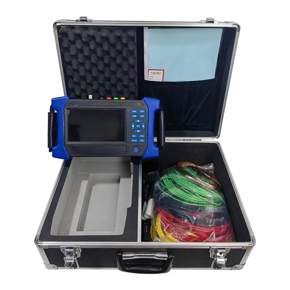 Portable Battery-in Handheld 3 Phase TTR Meter Current Transformer Analyzer CT PT Three Phase TTR Meter Turns Ratio Tester