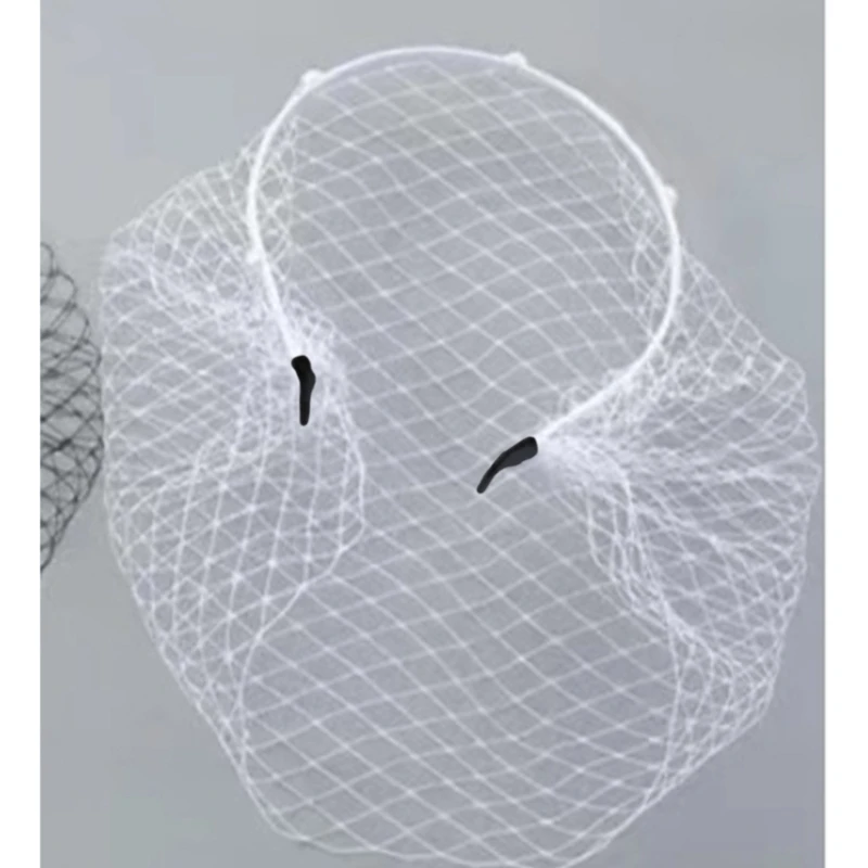 Elegant Birdcage Veil Face-Covering Headband Retro Cover Face Net Mask Hair Jewelry Wedding Party Dress Hair Accessories