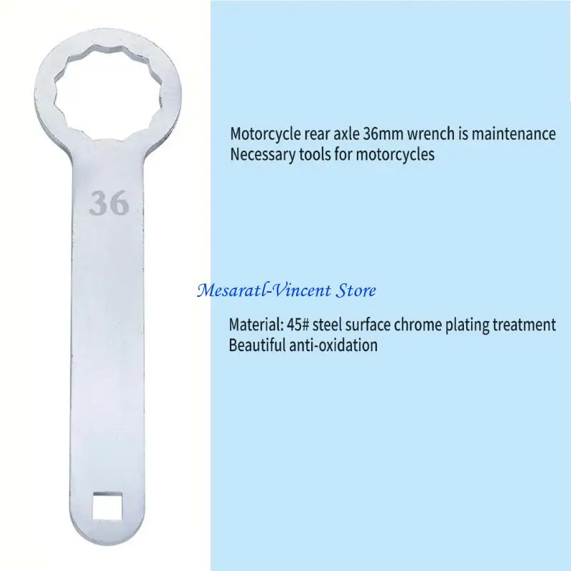 A70F Reliable 36mm Axles Spanner Rear Wheel Axles Torque Wrench Hand Tool for HD47925