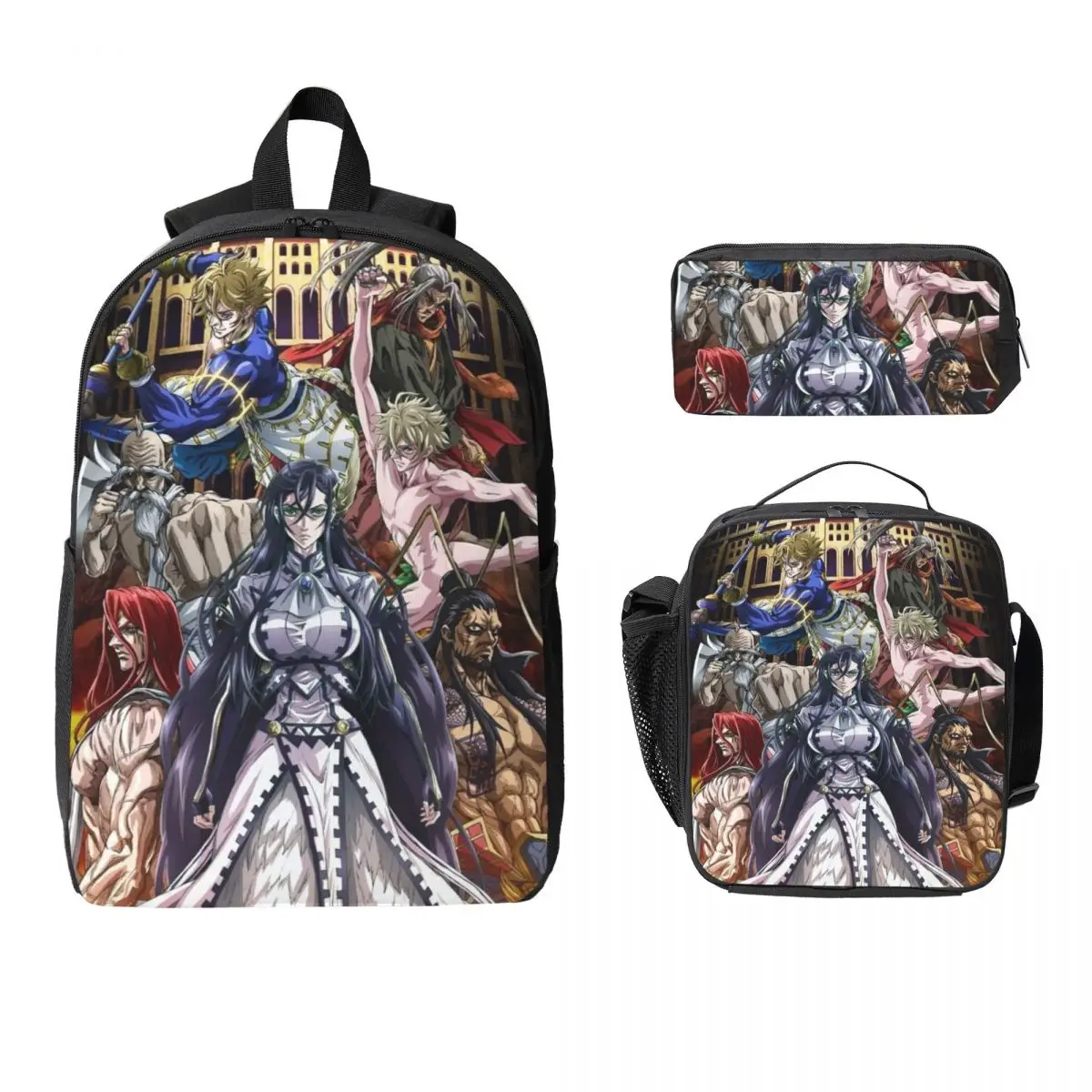 3 قطعة سجل حقيبة الظهر Ragnarok merch مجموعة لصبي فتاة صناديق رصاص مجموعات أكياس الكتب مع صندوق الغداء لطلاب المدارس Daypack
