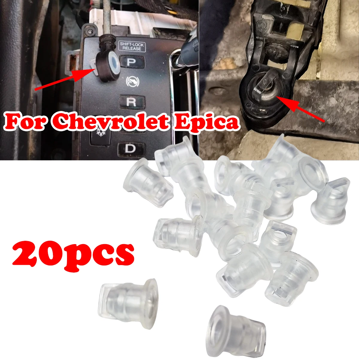 

20Pc For Opal Antara 2006-Chevrolet Epica 2006-2011 Captiva 2006-2018 Gear Shift Cable Automatic Transmission Line Rubber Sleeve