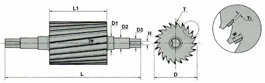 With Customized Dimension Plastic Grinding Pelletizer Blades and Knives