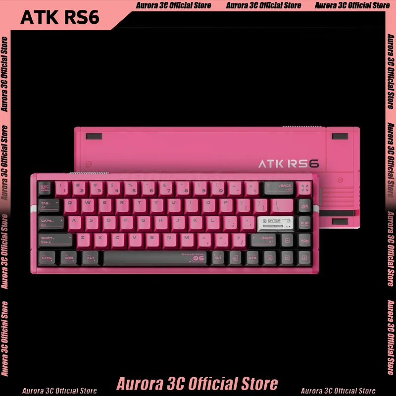 

ATK RS6 Magnetic Switch Mechanical Keyboard Aluminium Alloy Wired Gaming Keyboard ASPAS 0.005mm RT Custom PC Gamer Accessories