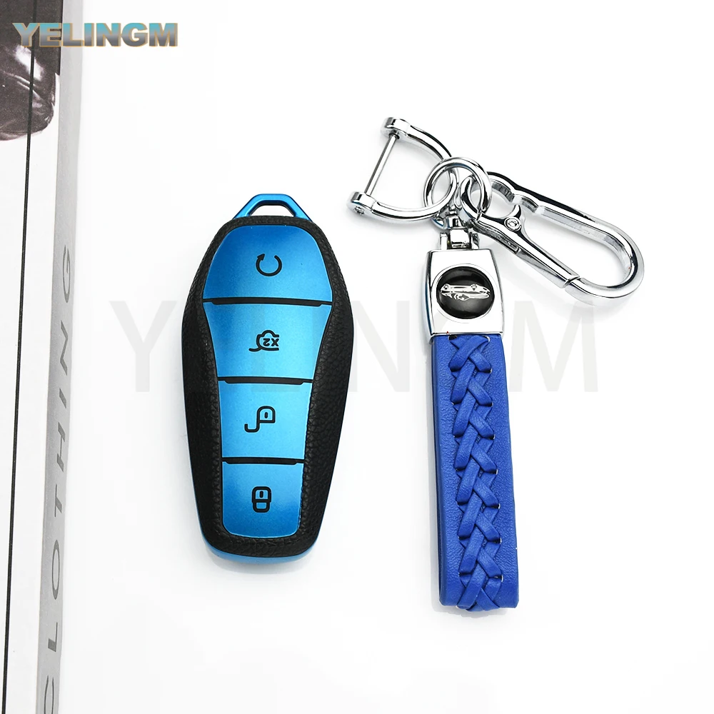 TPU-Lederhülle Schlüsselabdeckung Schutzhülle für Byd Song Plus Yuan Pro Atto 3 Han Ev E2 Song X Qin Tang Zubehör
