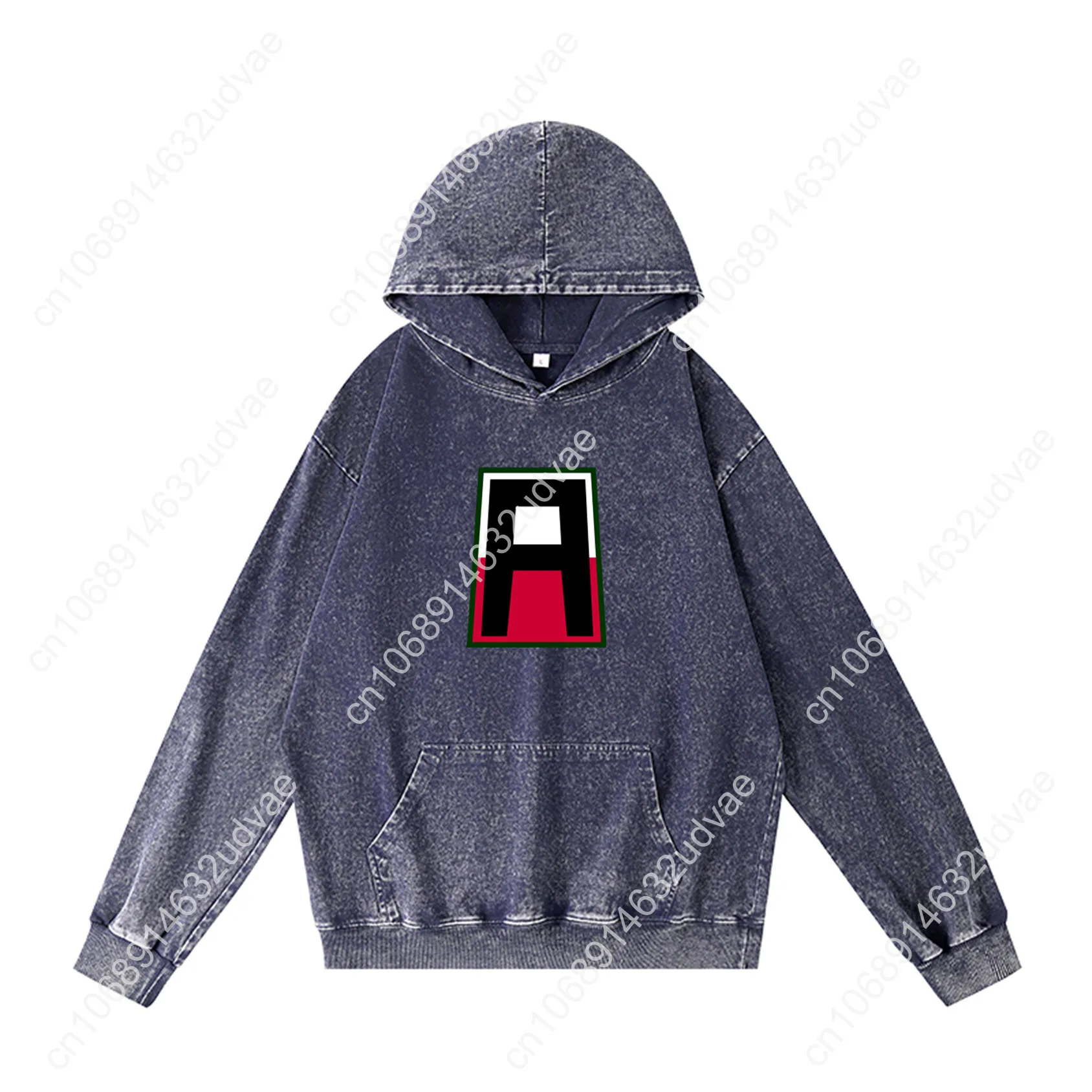 First Army Hoodies Retro Hooded Sweatshirt Man Woman Teenager Vintage Pullover Sweat Shirt with Pocket Oversized Customized Tops