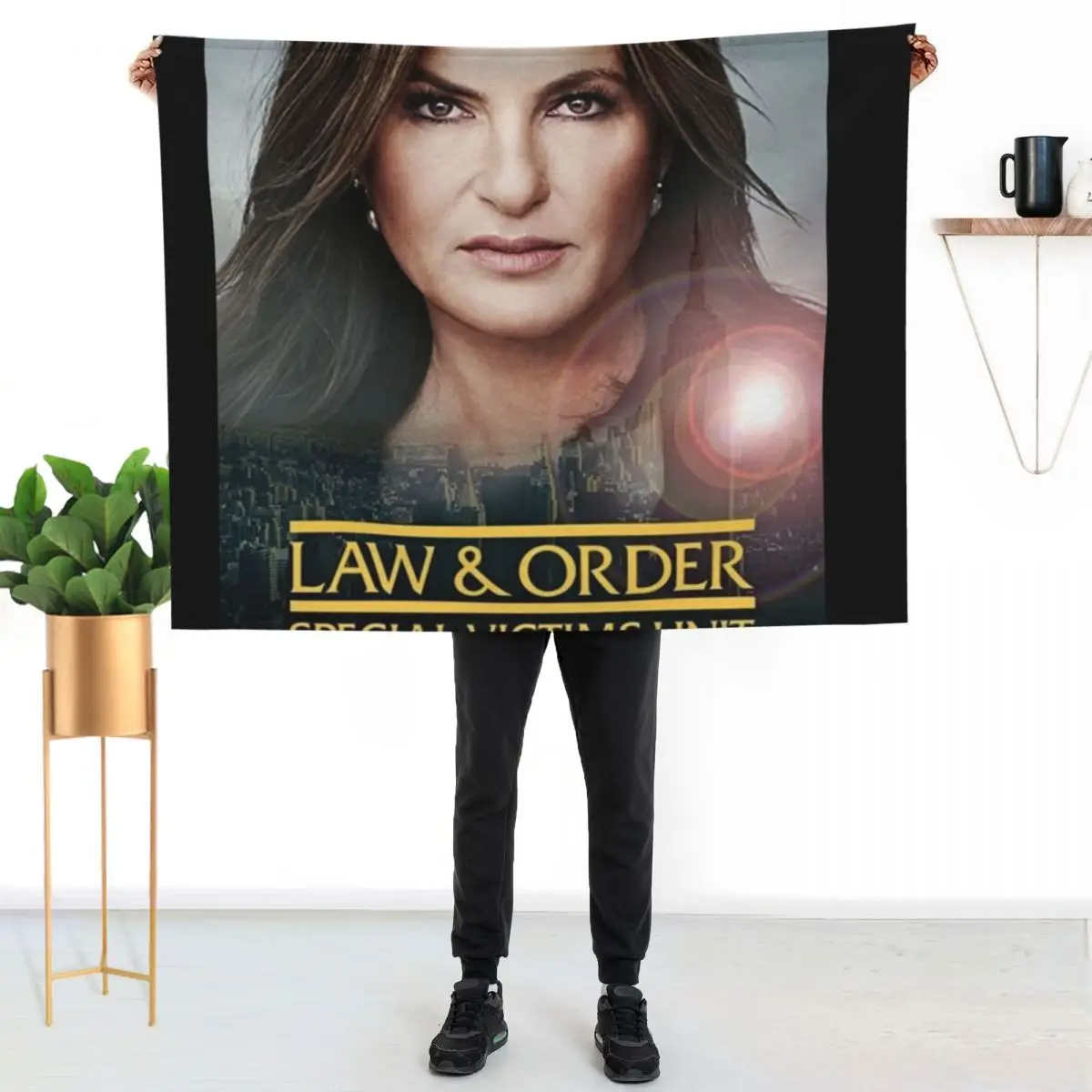 

Law & Order SVU Throw Blanket Soft Warm Blanket Gift for Men Women Adults