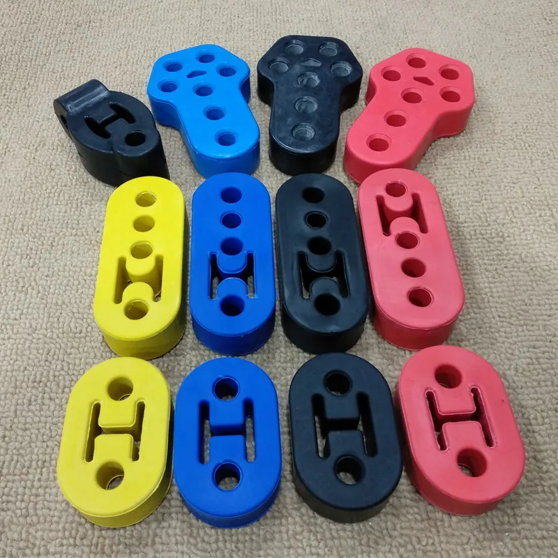 Automobile porous hole position strengthening hardening exhaust pipe hanging glue muffler hanging ear Automobile general glue