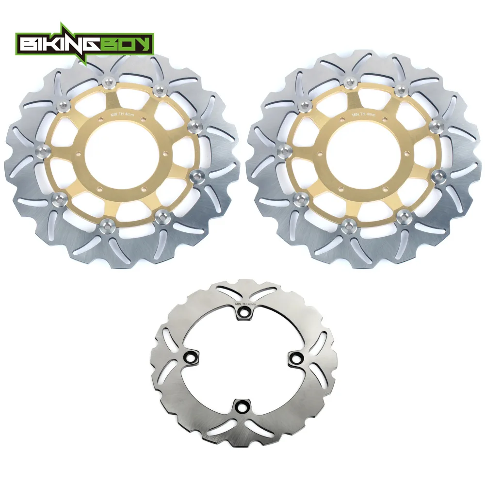 BIKINGBOY For Honda CBR929RR 00 01 02 CBR954RR 01 02 03 CBR900RR 2000-2003 Fireblade Front Rear Brake Discs Disks Rotors Set