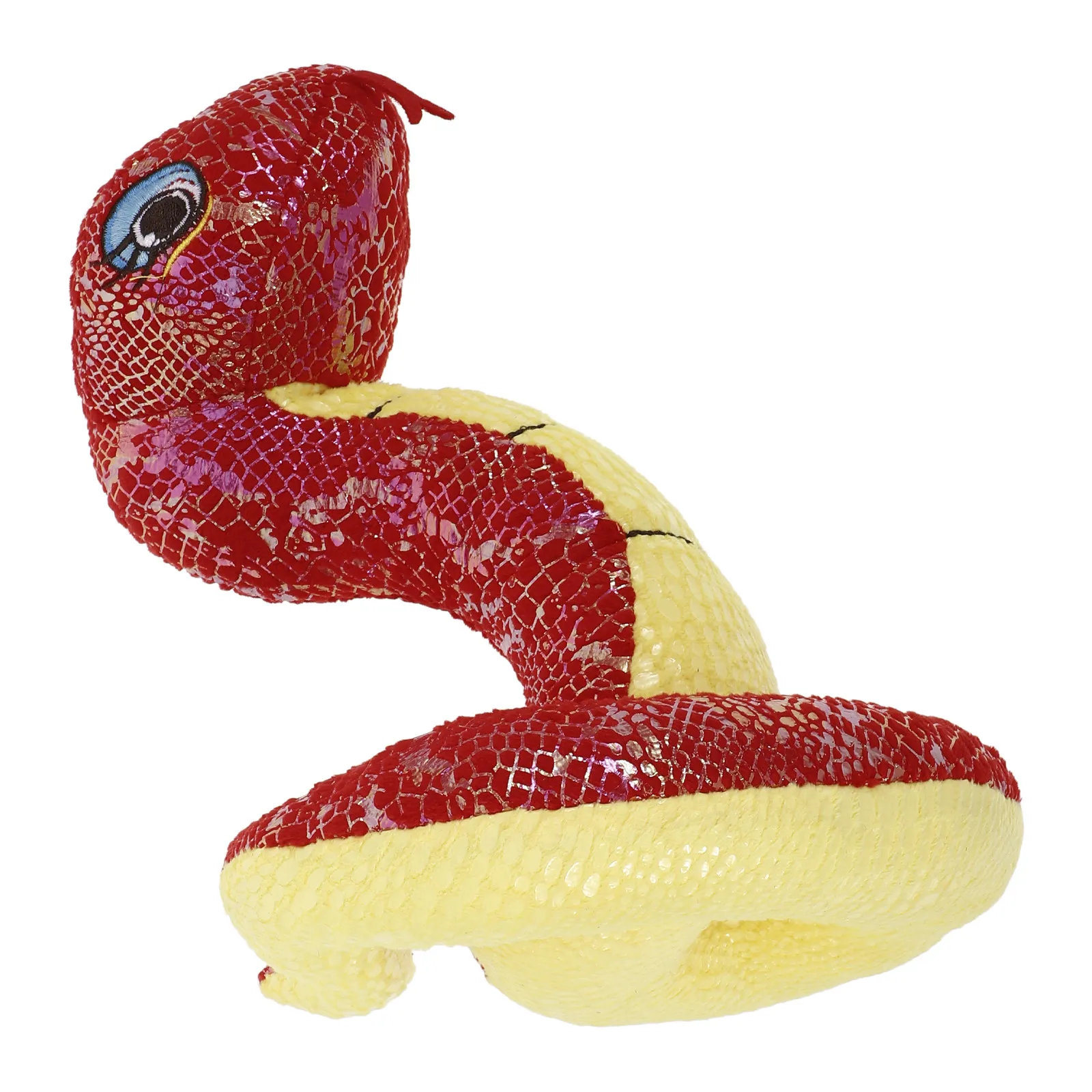 

Реалистичная мягкая игрушка-талисман на удачу в Год Змеи для вечеринок, розыгрышей, декора на Хэллоуин, в стиле джунглей, имитация животного, сенсорная игрушка