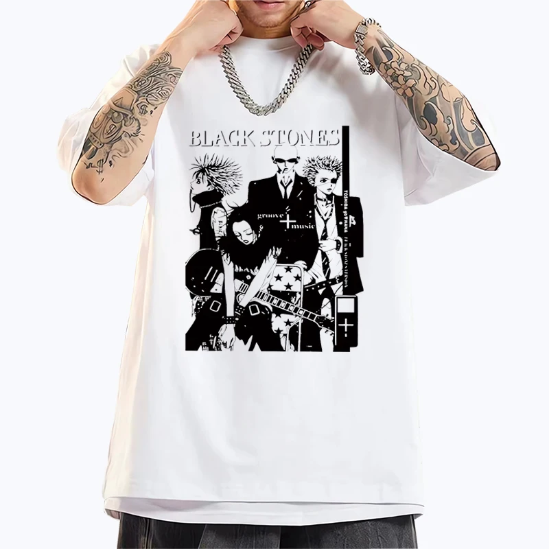 

Hot NANA Anime Graphics Cool T-shirt Men Women Fashion Harajuku streetwear Tops Oversized 100% Cotton short sleeve Unisex Tee