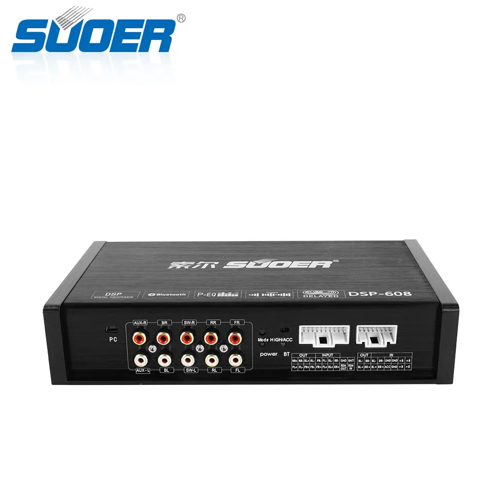 Suoer DSP-608 hot selling car dsp audio amplifier processor dsp processor car audio amp