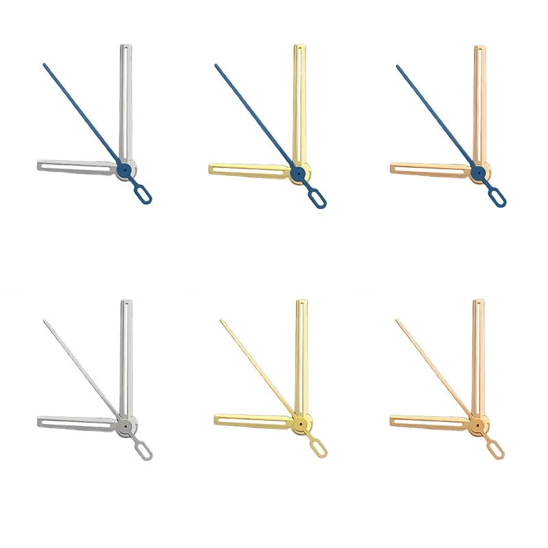 New Watch Hands Fit 8215/8285/2813 Movement Date Watch Accessories Green Luminous Rose Silver and Gold Watch Hands