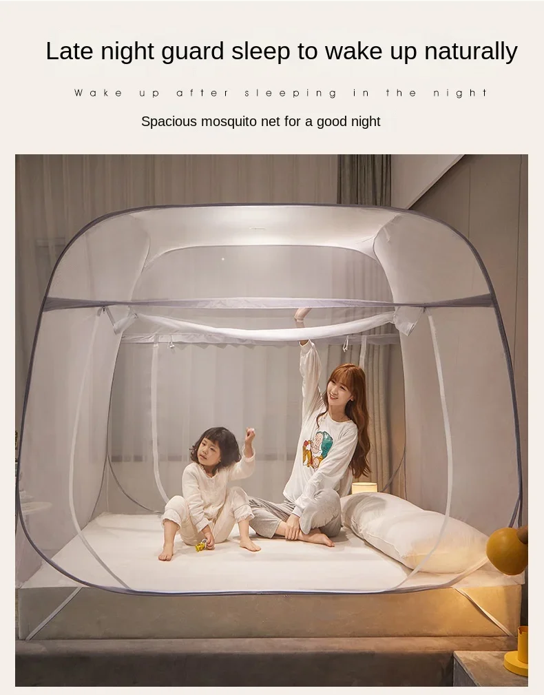 New-style mosquito net, no installation required, no stand needed, all-in-one summer mosquito net.