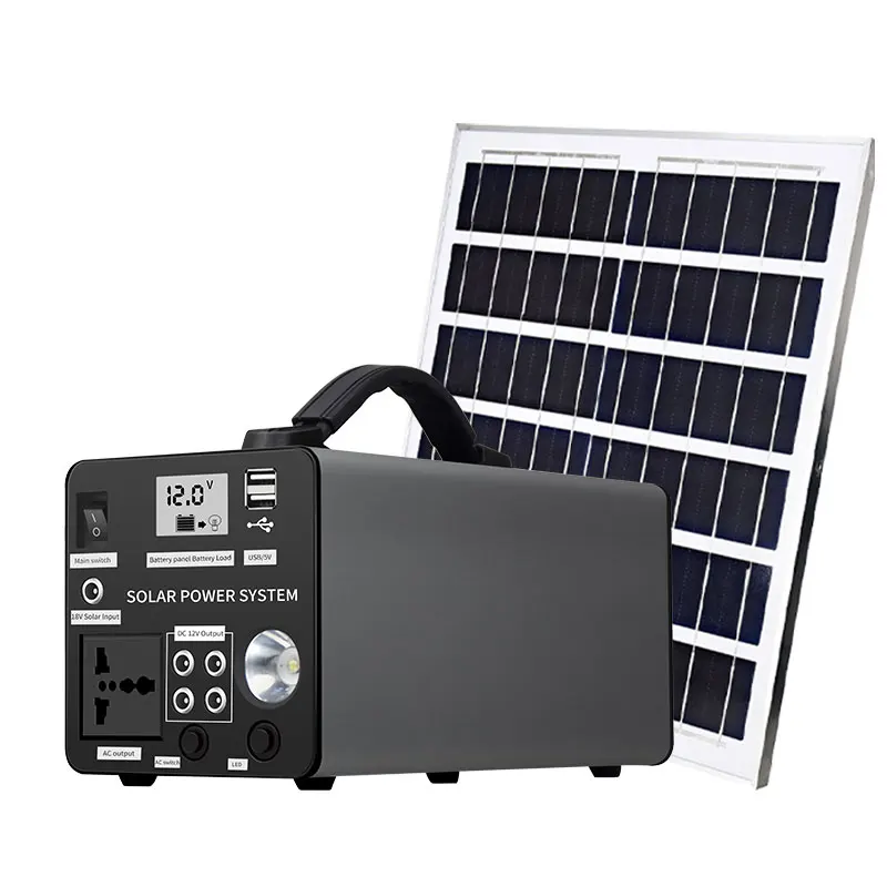 

Outdoor camp mobile phone charging 500w portable solar generator outdoor power storage