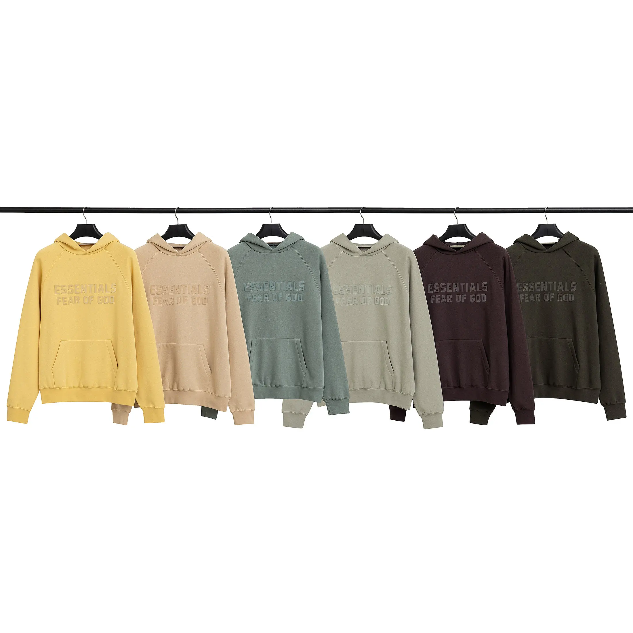 

Fog entials Eighth Season American Trendy Fce Lined Oversized Couple Hoodie Men Women Hooded Sweatirt Warmth Youth Ca...