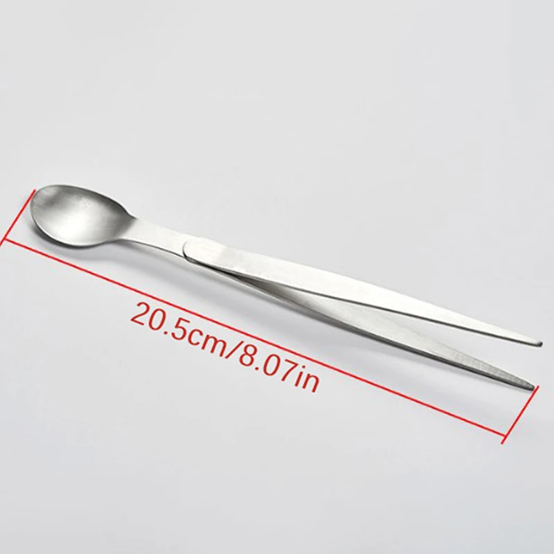 2 in 1ステンレス製スプーン,パーティー用デュアル機能,キッチンアクセサリー,シェフ用
