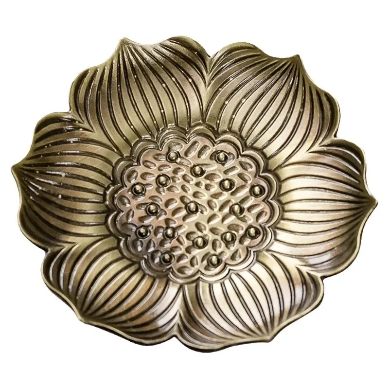 صواني شاي نحاسية عتيقة مضادة للحروق ، حامل أكواب ، وسادة حصيرة ، شاي كونغ فو ، قاعدة قهوة ، طراز ياباني ، إكسسوارات حفل