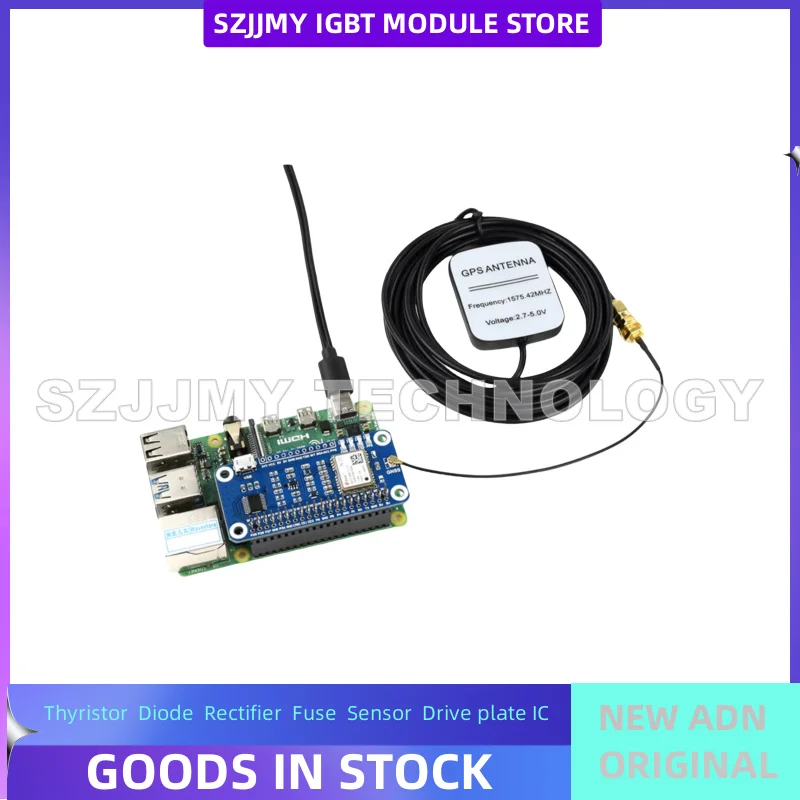 Papan ekspansi Raspberry Pi GNSS mendukung modul GPS/Beidou NEO-M8T dengan presisi tinggi dan konsumsi daya rendah