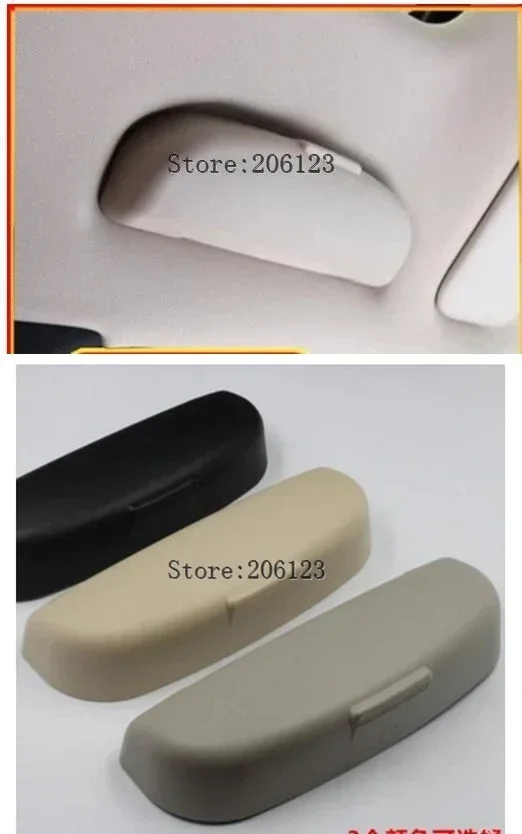 Accessories Fit For Honda Fit Jazz 2014 2015 2016 GK5 Car Sun Visor Glasses Box Case Sunglasses Holder Clip Storage