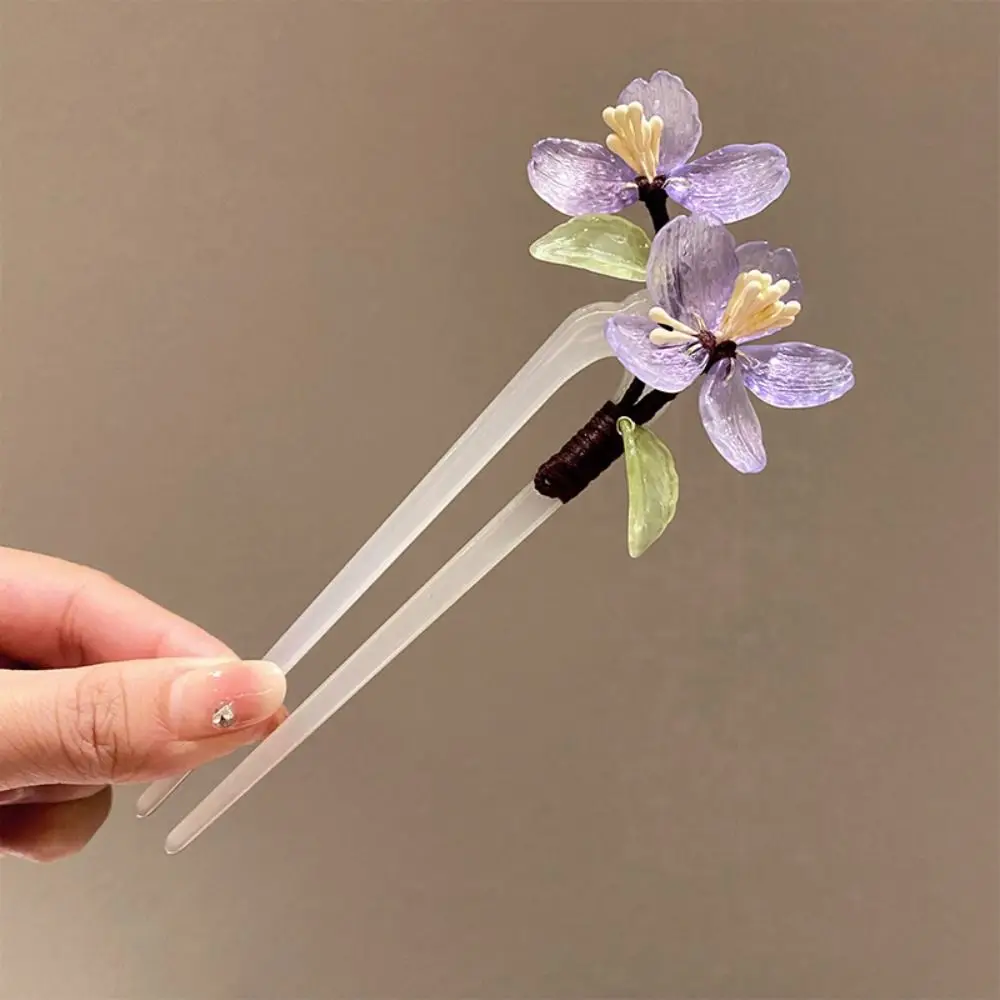 

Flower U Shape Hairpin Hair Sticks for Buns Hair Chopstick Chinese Style Hair Stick Chinese Style Hair Fork