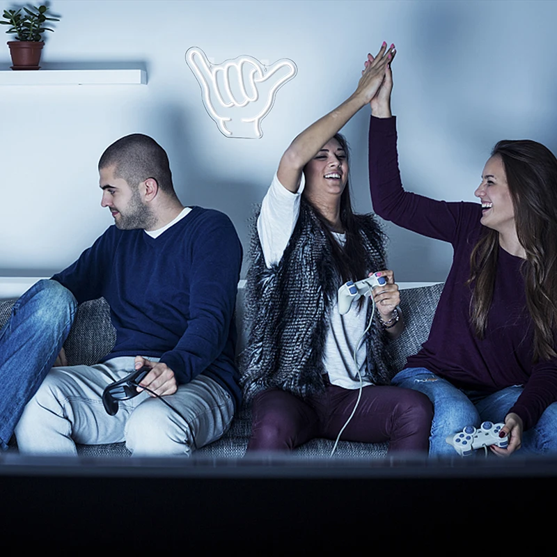 Wanxing Neon Encourage Praise Neon Sign Gym Wall Hanging Light For Sports Room Decor Club Wedding Party Bar Xmas Gift Neon Mural