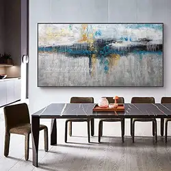 Arthyx Large Size,Handmade Thick Texture Abstract Oil Painting On Canvas,Modern Home Decoration Wall Art,Picture For Living Room