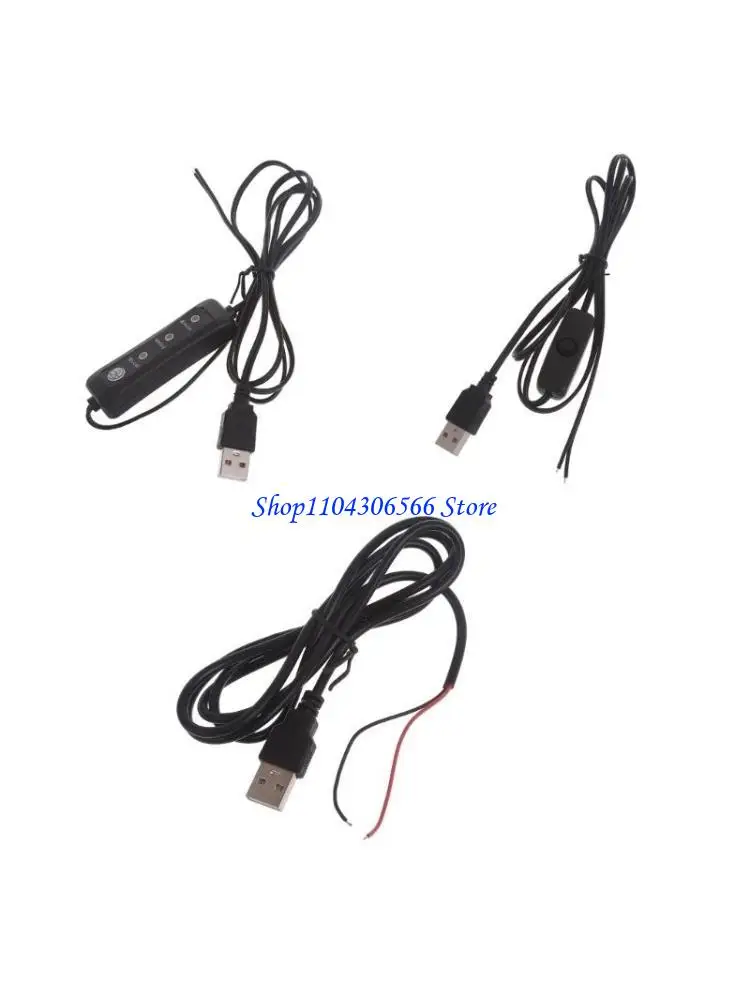 

02DD USB 2.0 Штекер и 2-контактный 2-проводной разъем кабеля питания для зарядки DIY для USB 5 В