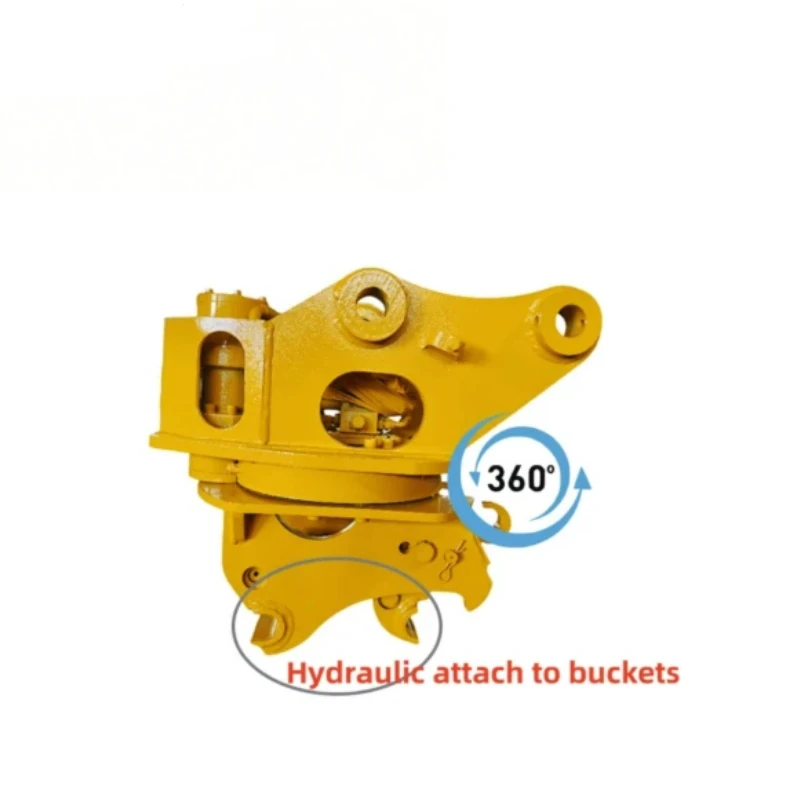 360 Rotating Hydraulic Rotator Quick Hitch for 3 Ton Mini Excavator