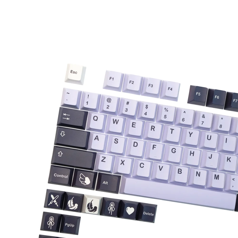 

GMK Tenshi Keycap PBT 140 клавиш Cherry Profile DYE Sub ISO Enter 1,75u 2u Shift для Cherry Mx Gatreon Switch Механическая клавиатура