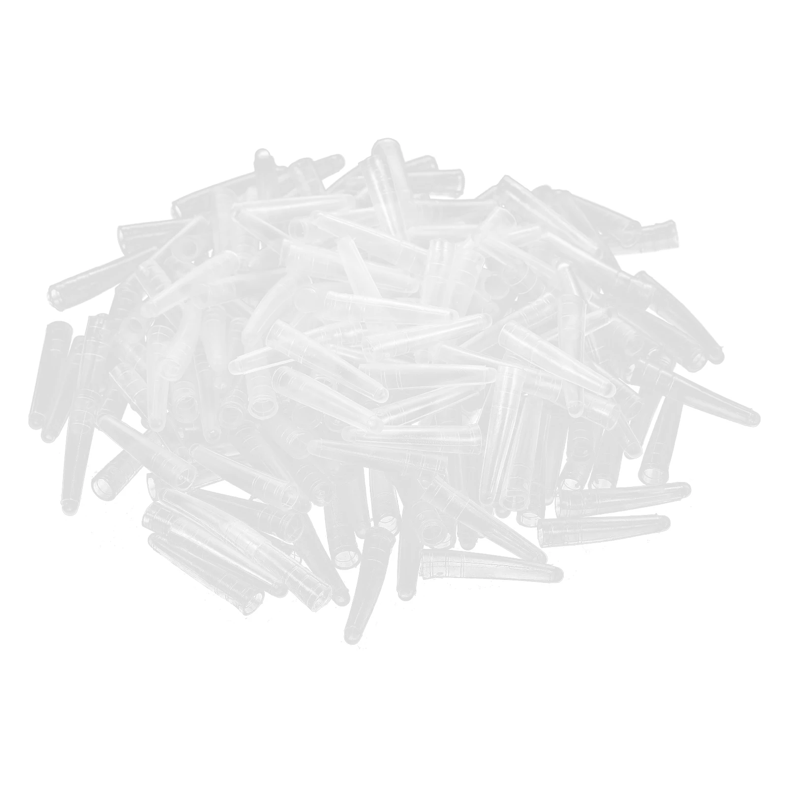 

200pcs Anti slip Headgear Tip Covers for Stainless Steel Tweezers Soft Silicone Protective Elbow Clip Cover Non skid Portable
