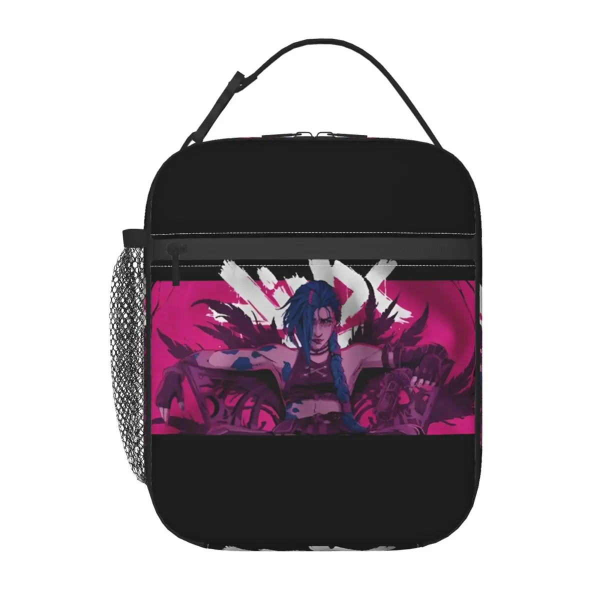 Arcane Jinx Game Gaming Thermal Insulated Lunch Bag for Office Portable Food Container Bags Cooler Thermal Lunch Box