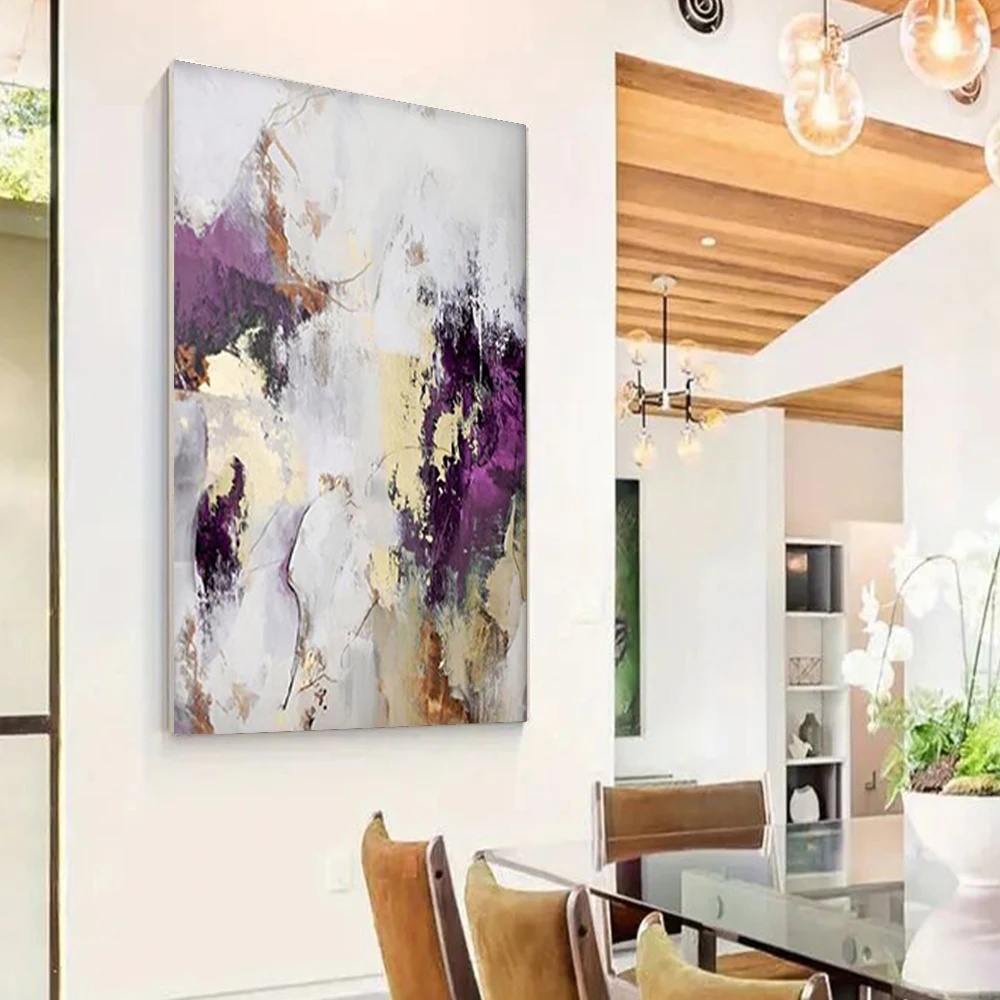 

Handmade Blue Texture Wall Art Picture Abstract Oil Painting Modern Canvas Art Decor Wall Paintings For Home Wall Decor Artwork