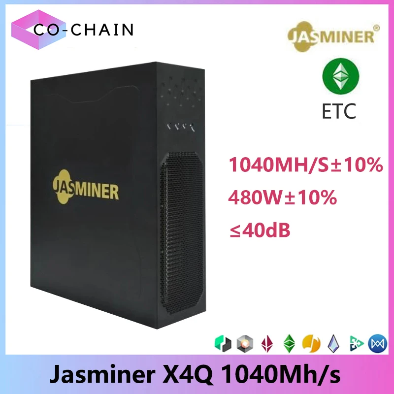 Jasminer X4Q Server ETC Miner 1040MH/s 480W ETC Coin Miner Jasminer ETC Mining Mute Asic Miner Jasminer X4-Q من ipollo V1 mini