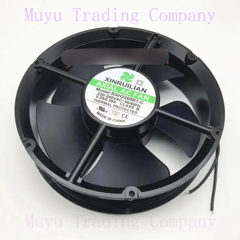 FOR Xinruilian RAH2260B1-C AC 220V 0.25A 200x200x60mm 2-Wire Server Cooling Fan