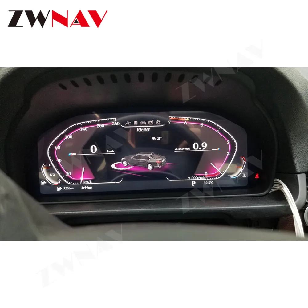 For BMW 5 5GT F07 F10 F11 2009 2010 2011 2012 2013-2016 Digital Meter Screen Series Intelligence Instrument Display Head Unit