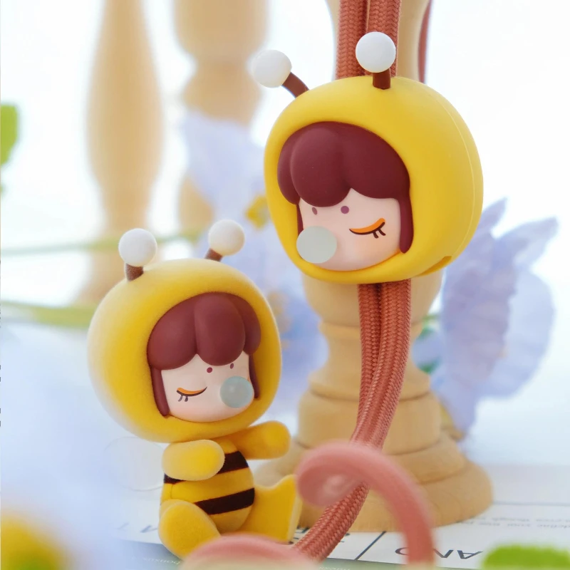 Genuine BabyNanci Fluffy Party Bag Pendant Bracelet Blind Box Mobile Phone Pendant Doll Toys Surprise Box Anime Peripherals