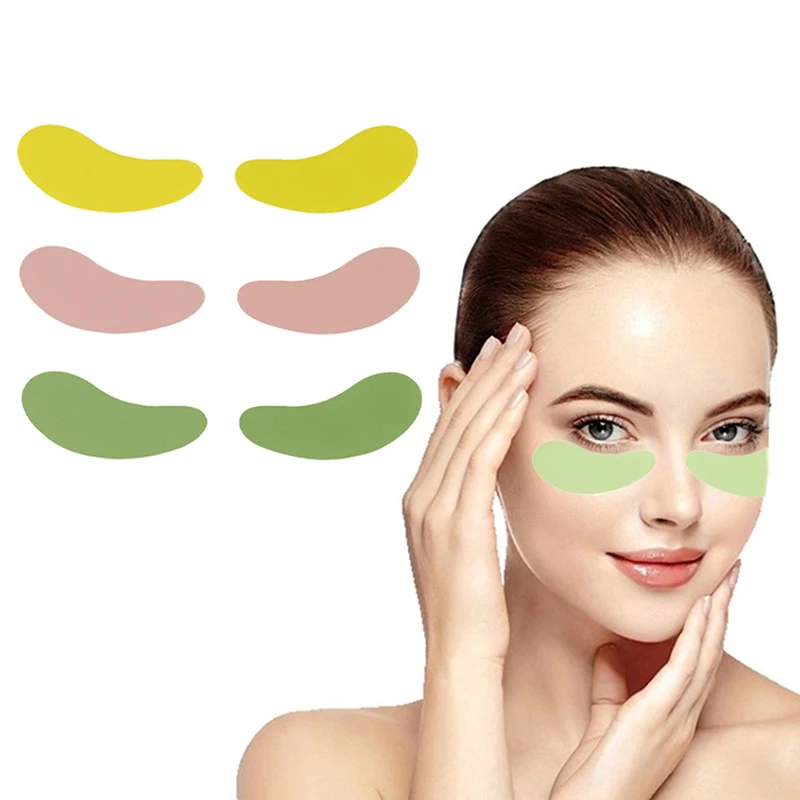 Silicone Eye Patches, Tiras De Levantamento Facial, Anti Aging Pads Da Pele, Remoção De Rugas, Eye Patches, Ferramentas De Maquiagem, 1 Par