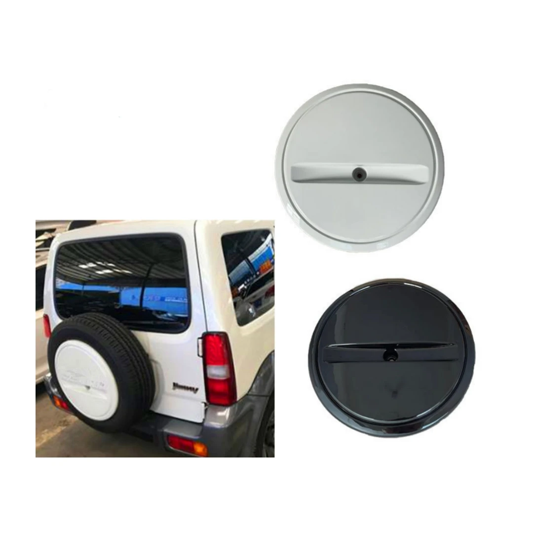 

JB74 Accessories Gray Jimny ABS Half Rear Gate Cover Wheel Spare Tire Cover for Suzuki Jimny JB64 2024 2019 2020 3 Door 5 Door