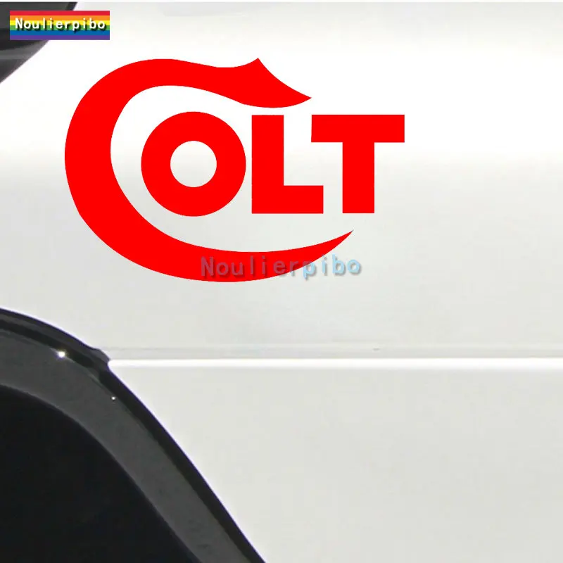 

Персонализированная интересная водостойкая солнцезащитная наклейка Colt, бампер мотоцикла, чехол на тележке для ноутбука, вырезанная наклейка из ПВХ