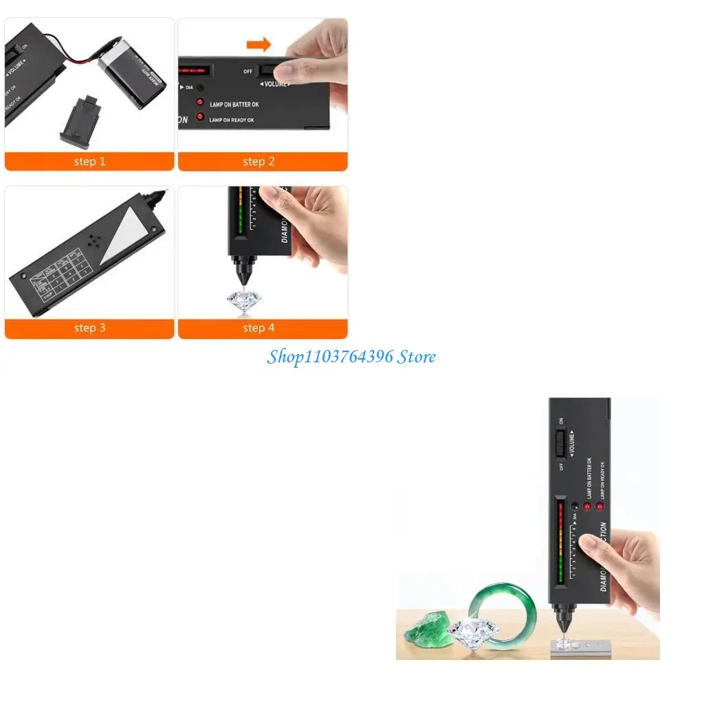 

Diamonds Testing Tool Portable Diamonds Testing Device Diamonds Testing Pen