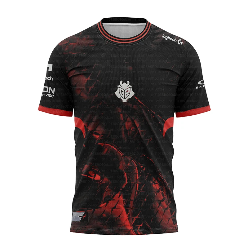 

G2 gaming 2025 Jersey League Of Legends CSGO Professional League Player Uniforms Fan Customized T-shirts Unisex Tops