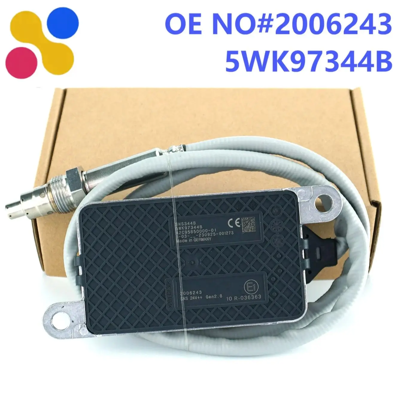 

5WK97344B 2006243 1973525 1936256 Новый азотно-кислородный датчик 5WK9 7344B NOx 24 В для грузовика DAF Euro 6 автозапчасти