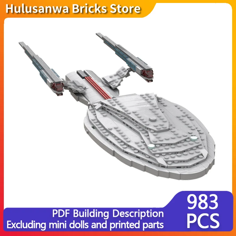 

Popular Movie Model MOC Building Bricks Space Aircraft Carrier Modular Technology Gifts Holiday Assemble Children Toys Suit