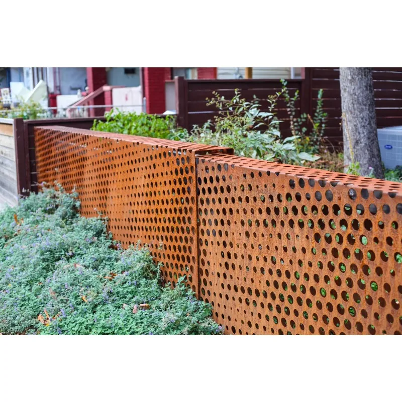 

Laser cut metal fence, privacy board outdoor garden fence